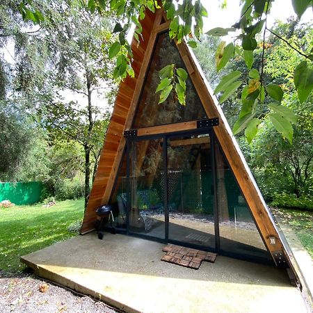 Cabanas Alpina, Romantica Y Acogedora A 10 Minutos Del Centro Tepoztlán Buitenkant foto